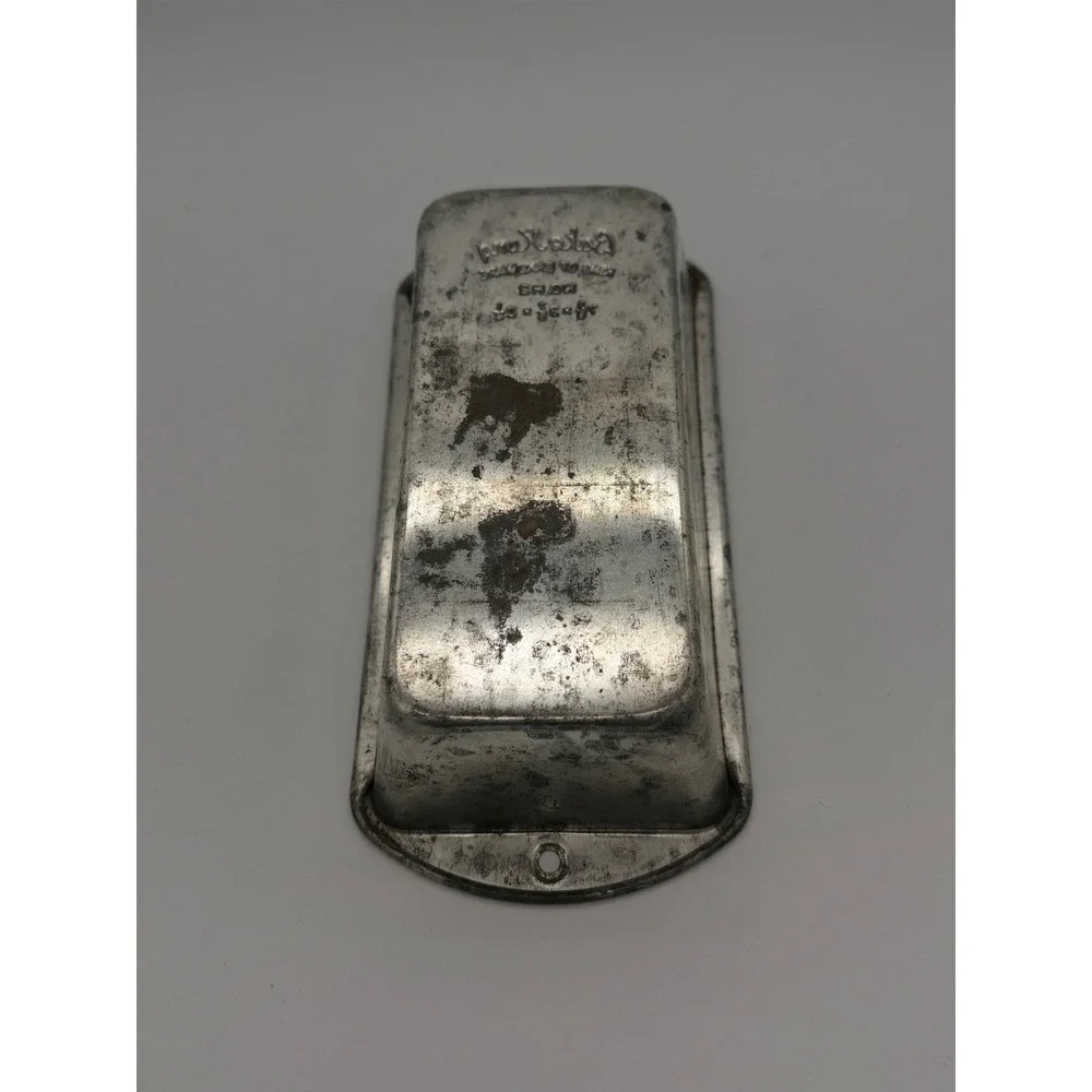 Vintage‎ Bake King No 112 Tin Loaf Pan King of Bakeware 7-3/8 x 3-5/8 x 2-1/4